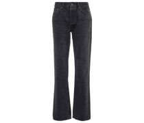Agolde Mid-Rise Straight Jeans Lana