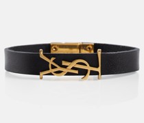 Saint Laurent Armband Opyum aus Leder