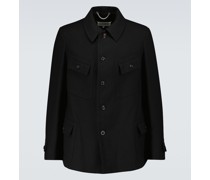 Maison Margiela Cabanjacke aus Wolle und Baumwolle
