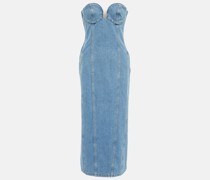 Midikleid aus Denim