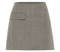 Vetements Karierter Minirock aus Wolle