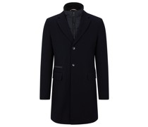 Klassischer Mantel H-HYDE-BIB-PAD-224 Slim Fit