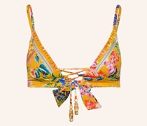 Bralette-Bikini-Top SUNSET FLORALS