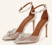 Pumps CRYSTAL VINYL mit Schmucksteinen