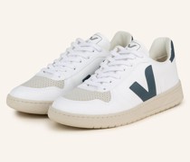 Sneaker V-10 CWL - WEISS/ PETROL/ CREME