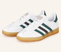 Sneaker GAZELLE INDOOR - WEISS/ DUNKELGRÜN