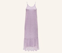 Plisseekleid mit Glitzergarn