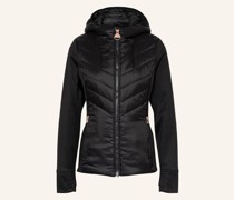 Sweatjacke ALONSO im Materialmix