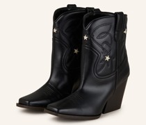 Cowboy Boots - SCHWARZ/ WEISS