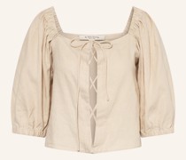 Blusenshirt BENTE mit 3/4-Arm und Leinen