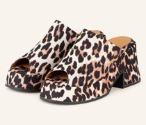 Plateau-Mules RETRO - SCHWARZ