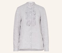 Leinenbluse FARAH mit Rüschen