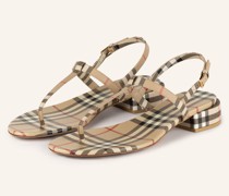 Sandaletten EMILY - BEIGE/ CREME/ SCHWARZ