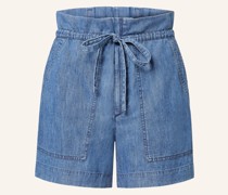 Paperbag-Shorts IPOLYTE in Jeansoptik
