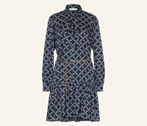Hemdblusenkleid mit Schluppe
