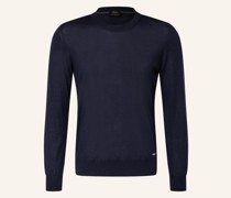 Cashmere-Pullover mit Seide