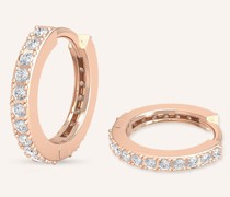 Creolen HUGGIES aus 14 Karat Roségold mit