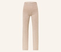 Strickhose GEILO aus Merinowolle mit Galonstreifen