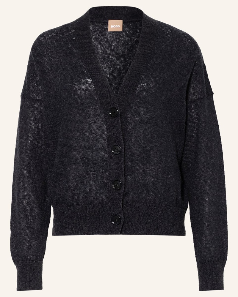 HUGO BOSS Damen Oversized-Strickjacke FOLEDA