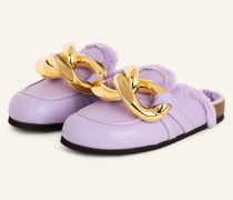 Pantoletten CHAIN - HELLLILA