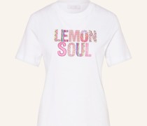 T-Shirt mit Schmucksteinen