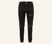 Destroyed Jeans MX1 PLAID Skinny Fit