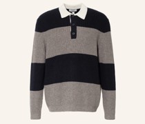 Strick-Poloshirt