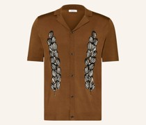 Strick-Resorthemd SCRIPT Extra Slim Fit