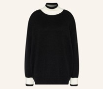 Oversized-Pullover mit Alpaka