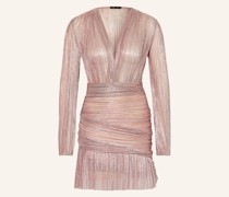Kleid RUNNYLO mit Glitzergarn und Plissees