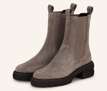 Chelsea-Boots PROOF mit Schmucksteinen