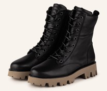 Schnürboots - SCHWARZ