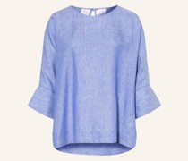 Blusenshirt aus Leinen mit 3/4-Arm