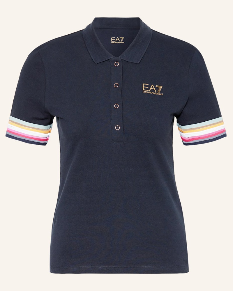 EA7 Damen Funktions-Poloshirt