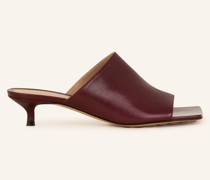 Mules STRETCH - 2226 BROWN -MAHOGANY
