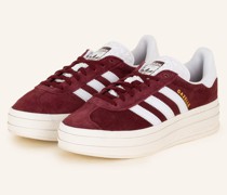 Sneaker GAZELLE BOLD - DUNKELROT/ WEISS