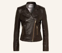Lederjacke