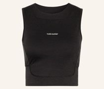 Cropped-Top ZONEKNIT mit Merinowolle