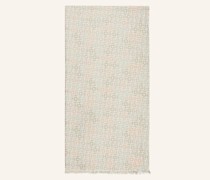 Cashmere-Schal mit Seide