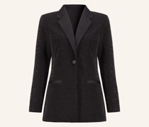 Longblazer mit Glitzergarn