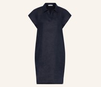 Kleid im Materialmix