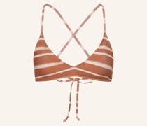 Bralette-Bikini-Top PRINTED BEACH CLASSICS