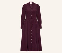 Hemdblusenkleid aus Cord