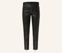 Leggings im Materialmix