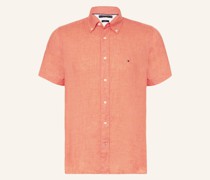 Kurzarm-Hemd Regular Fit aus Leinen
