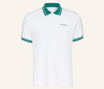 Piqué-Poloshirt mit Galonstreifen