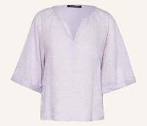 Blusenshirt im Materialmix mit 3/4-Arm