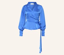 Wickelbluse NOEL aus Satin