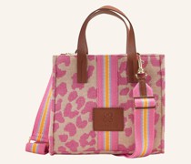 Tasche CANVAS MINI TOTE BAG IM LEO-LOOK