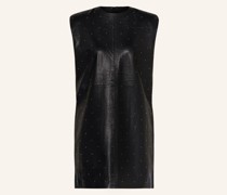 Lederkleid MIKA PINSTUD mit Nieten